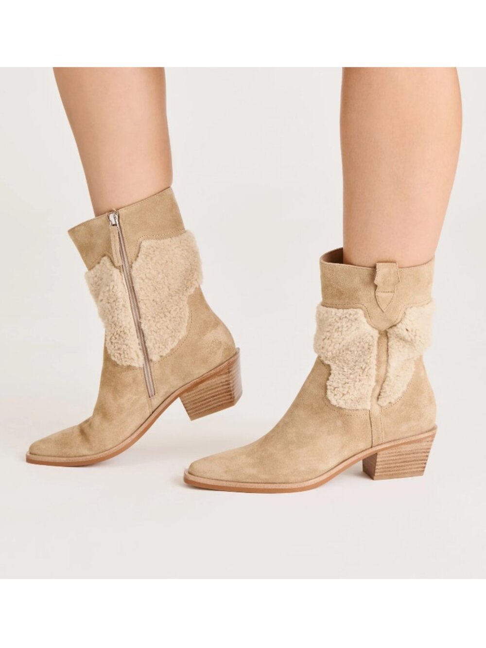 DOLCE VITA Suede Salil Plush Boots